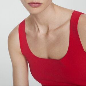 3/$10 Mango Vibrant Red Tank Top